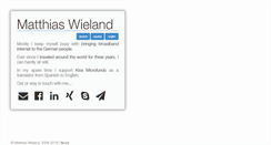 Desktop Screenshot of mwieland.com